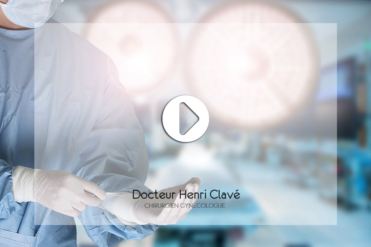 video d'une hystérectomie par le Dr. Henri Clavé